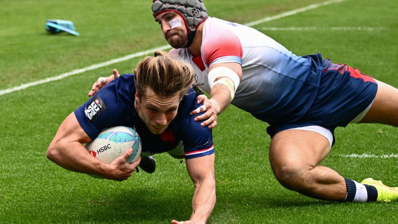 Les bouleversements sont nombreux alors que les Irlandais, les Britanniques, les Français et les Espagnols atteignent les demi-finales du LA Sevens