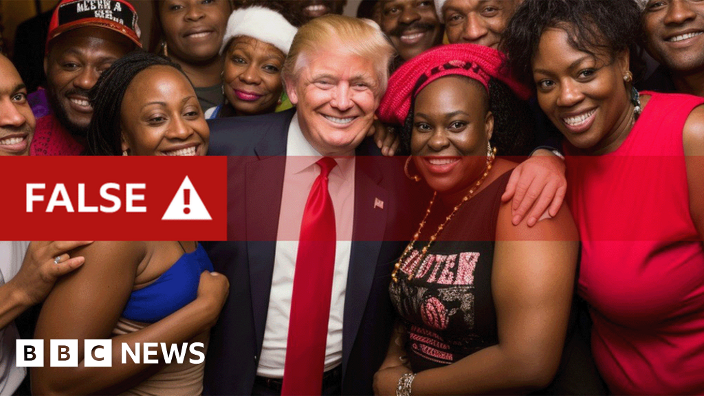 Les partisans de Trump ciblent les électeurs noirs avec des fausses informations sur l’IA – BBC News