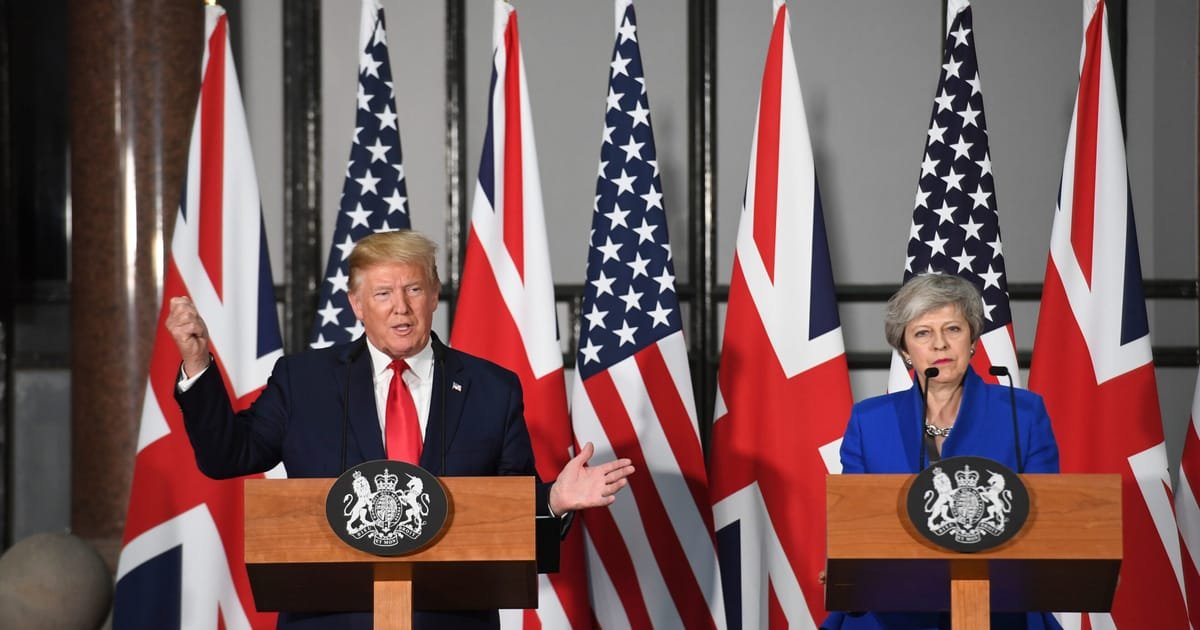 Theresa May : « Je n’étais pas sûre » que Trump resterait au sein de l’OTAN