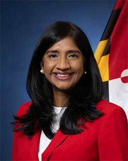 Le lieutenant-gouverneur du Maryland, Aruna Miller