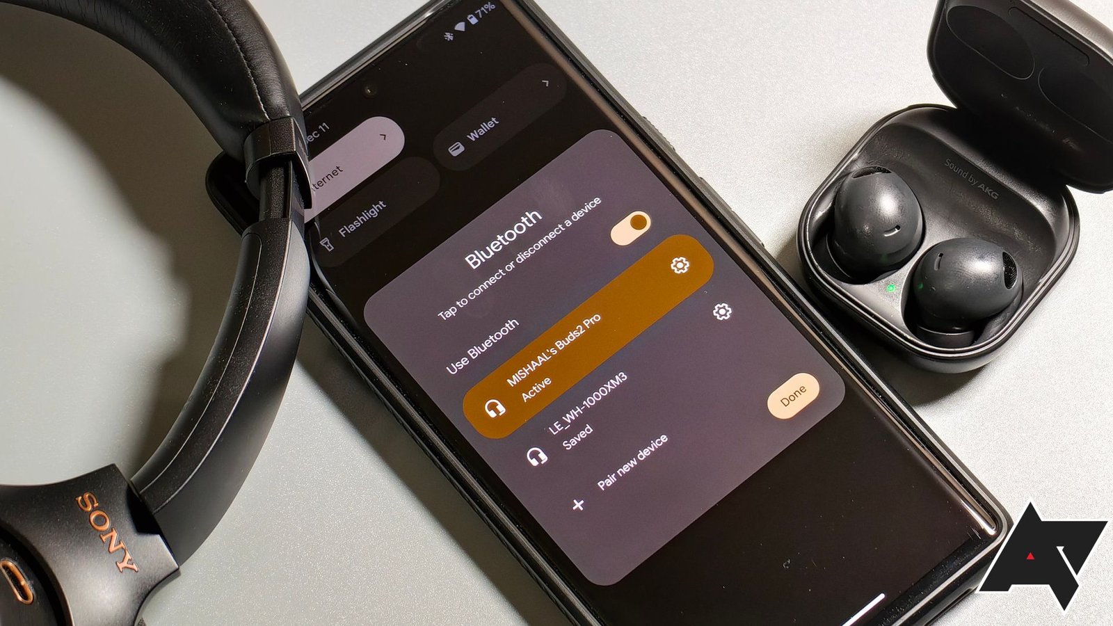 L'Android 14 QPR2 Beta 2 affichant les paramètres Bluetooth