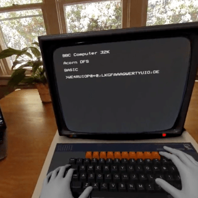 Le BBC Micro, amoureusement simulé en VR