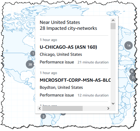 1714012155 667 Carte meteo Internet Amazon CloudWatch Afficher et analyser la sante