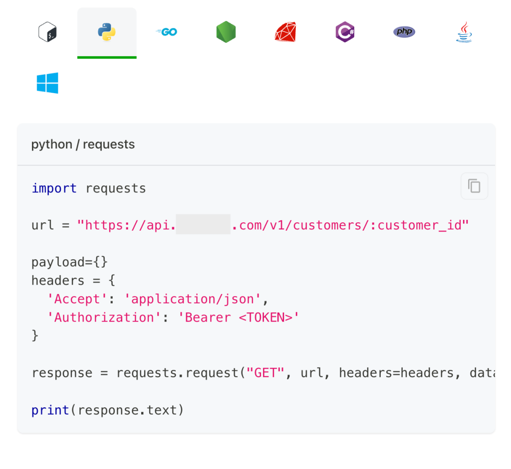 Code Python générique