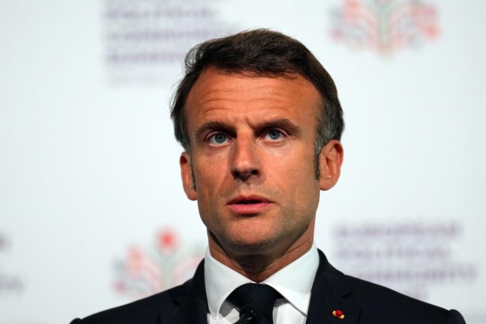 Les membres du parti Renaissance du président Macron et les partis de gauche soutiennent le projet de loi, augmentant ainsi ses chances d'être adopté lors du vote de l'Assemblée nationale de jeudi (PA Wire)