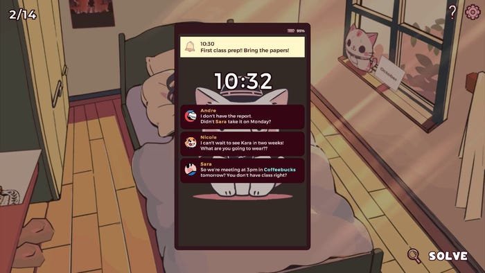Une capture d'écran de Little Problems: Cozy Detective Game. Une capture d'écran de Little Problems: Cozy Detective Game.