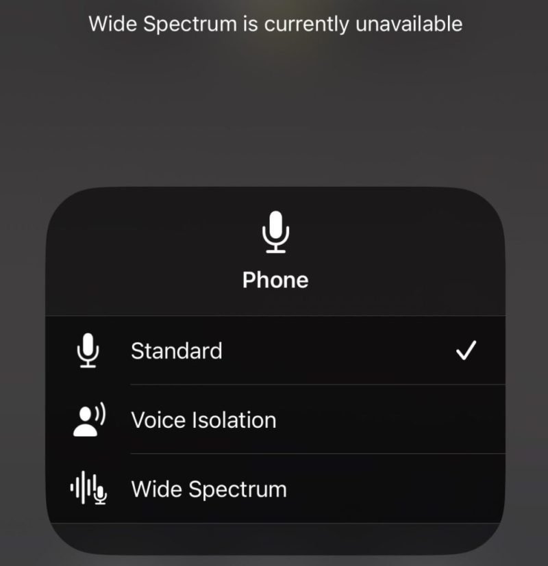Apple étend la technologie de suppression du bruit aux appels téléphoniques réguliers