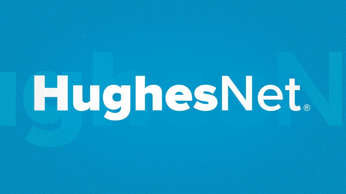 HughesNet logo on a phone
