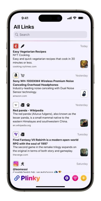 1715841306 868 Plinky est une application qui vous permet de collecter et