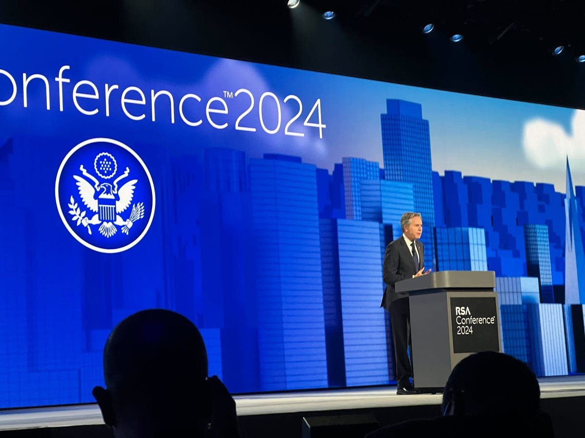 Anthony Blinken s'exprimant au RSA 2024