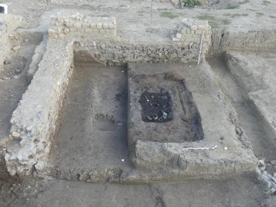 Un bûcher de crémation trouvé dans l'ancien cimetière romain de Narbonne.