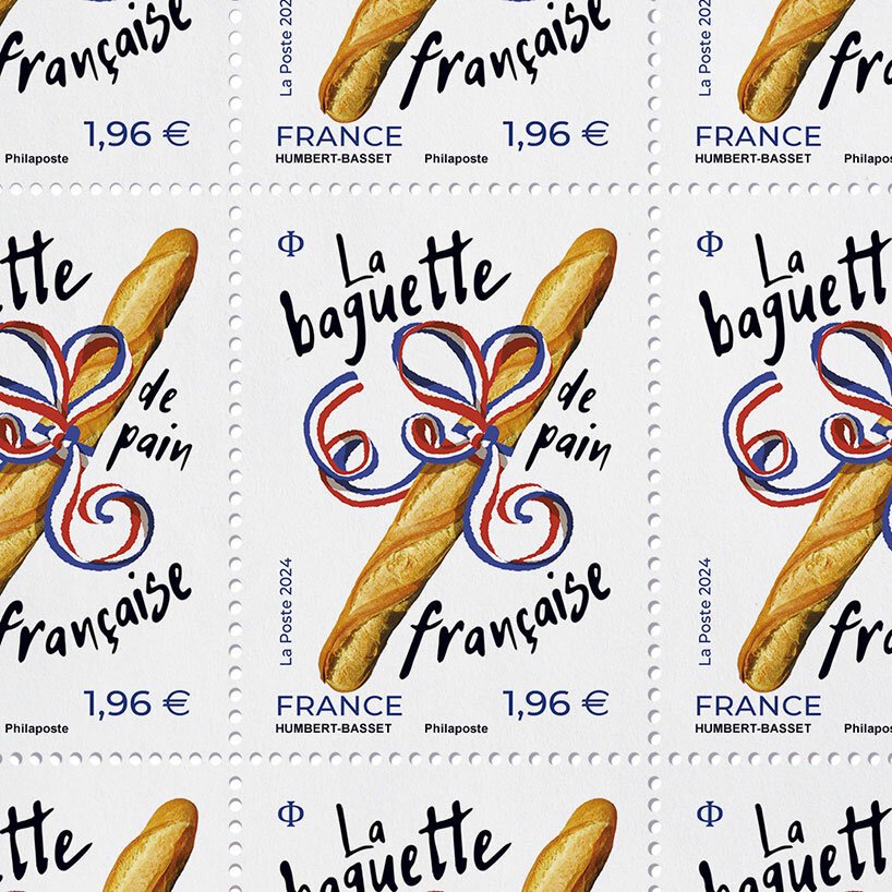 Le nouveau timbre-poste français à gratter et à renifler sent en fait la baguette fraîche