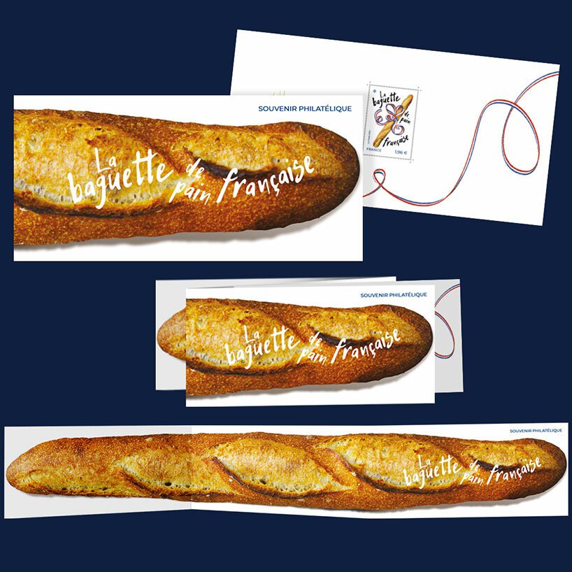 Le nouveau timbre-poste français à gratter et à renifler sent en fait la baguette fraîche