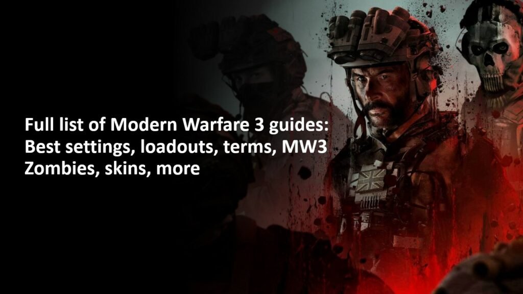 John Price, le personnage principal de Modern Warfare, dans l'image présentée par ONE Esports pour la liste complète des guides de Modern Warfare 3, y compris les meilleurs paramètres, les chargements et bien plus encore.