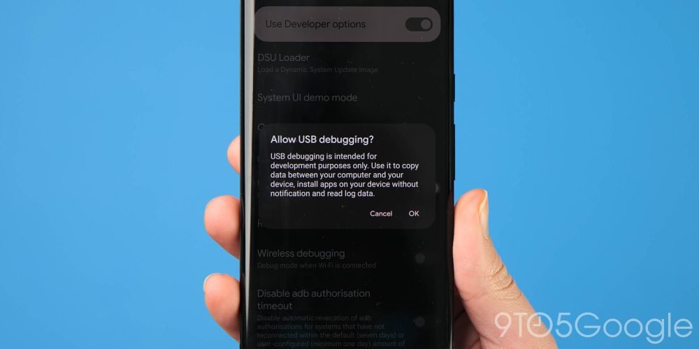 Comment télécharger les mises à jour OTA sur Google Pixel - Activer le débogage USB