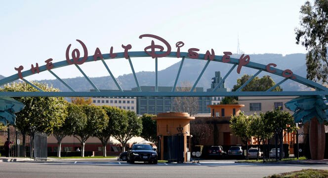 L'entrée du siège social de Walt Disney à Burbank, en Californie, le 5 février 2014.