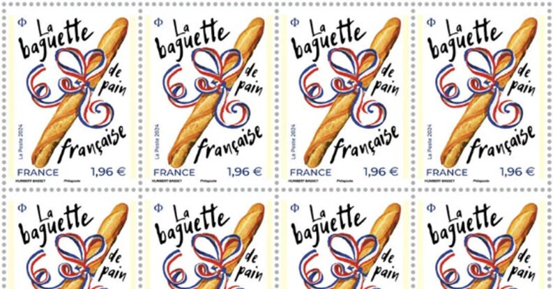 La France émet des timbres-poste baguette à gratter et à renifler