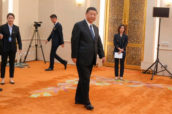 Le président chinois Xi Jinping, le 26 avril 2024, Pékin.