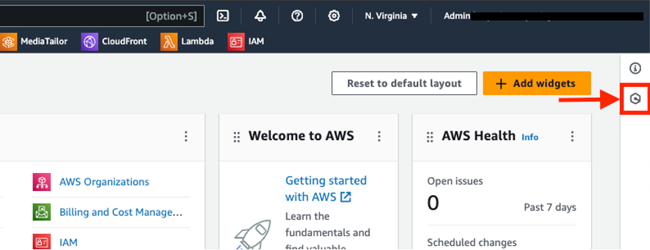 Figure 6 - Ouverture du chat Amazon Q dans la console