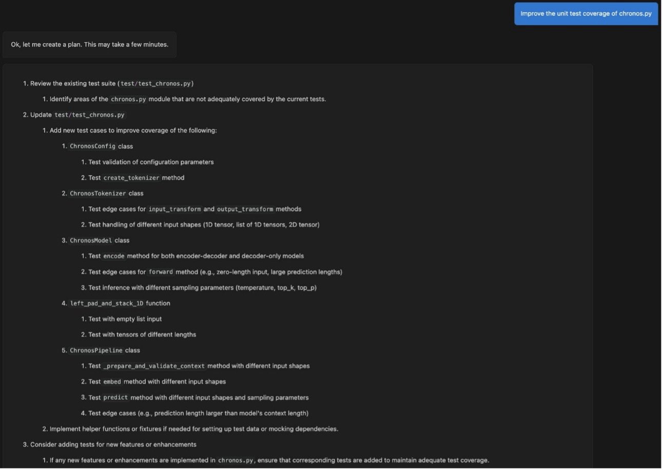 Plan généré par l'agent