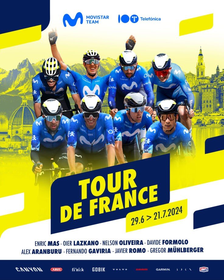 L’équipe Movistar confirme la composition du Tour de France 2024 |  Équipe Movistar
