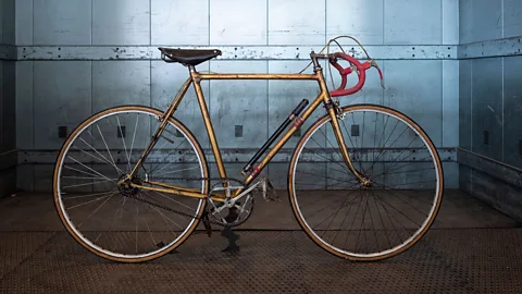 Le vélo de course Getty Images Gino Bartalis Legnano a été mis aux enchères en 2021 à Turin (Crédit : Getty Images)