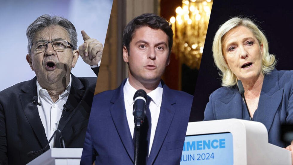 En direct : le Rassemblement national d’extrême droite en tête des élections anticipées en France, la gauche arrive en deuxième position devant le camp de Macron