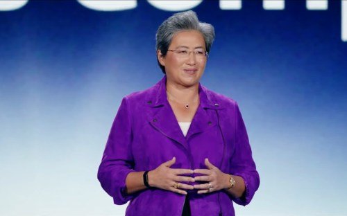 Lisa Su, PDG d'AMD, prononce le discours d'ouverture d'AMD au CES 2023.