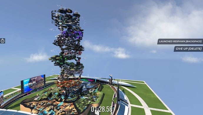 L'hippodrome Deep Dip 2 domine un champ dans Trackmania