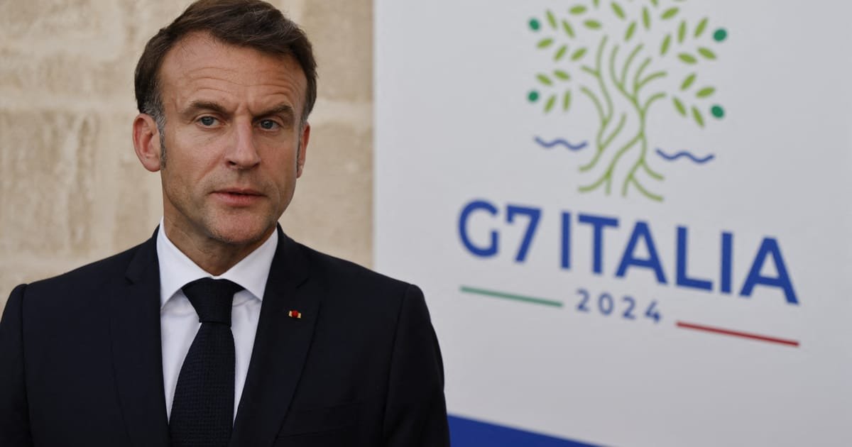 Macron meurtri fait preuve de courage au G7
