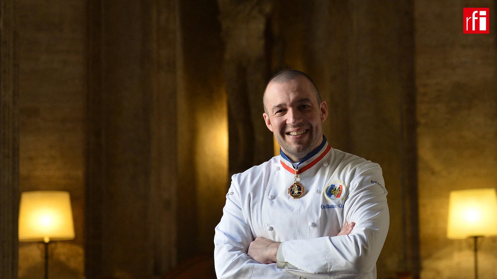 Menu frais pour le premier ambassadeur de la gastronomie française