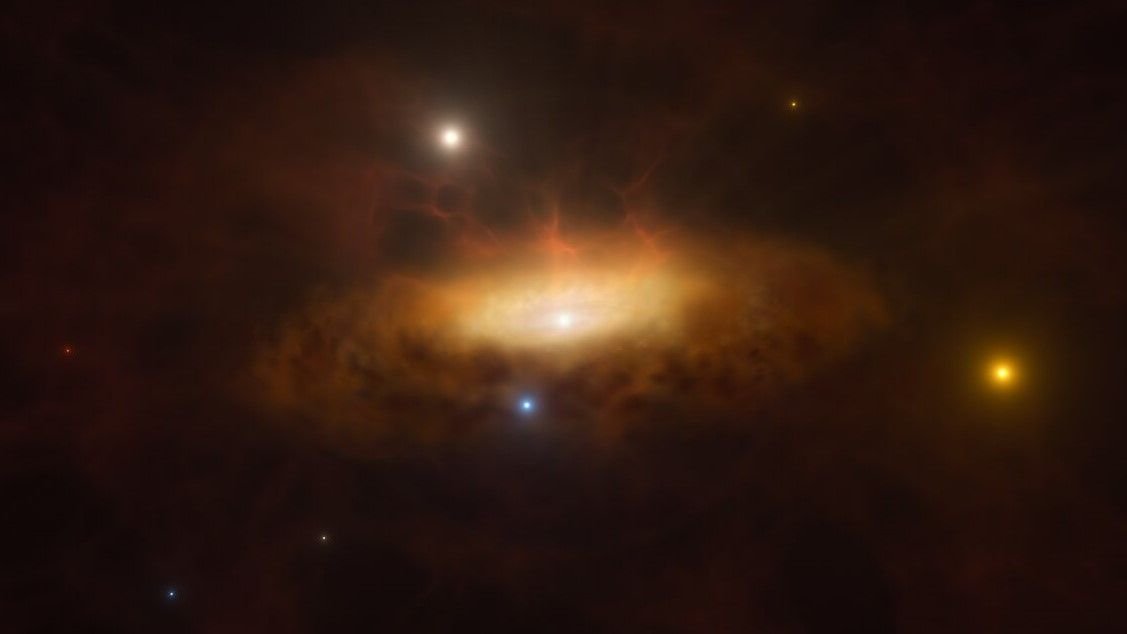 Un trou noir massif pourrait se « réveiller » dans une galaxie proche