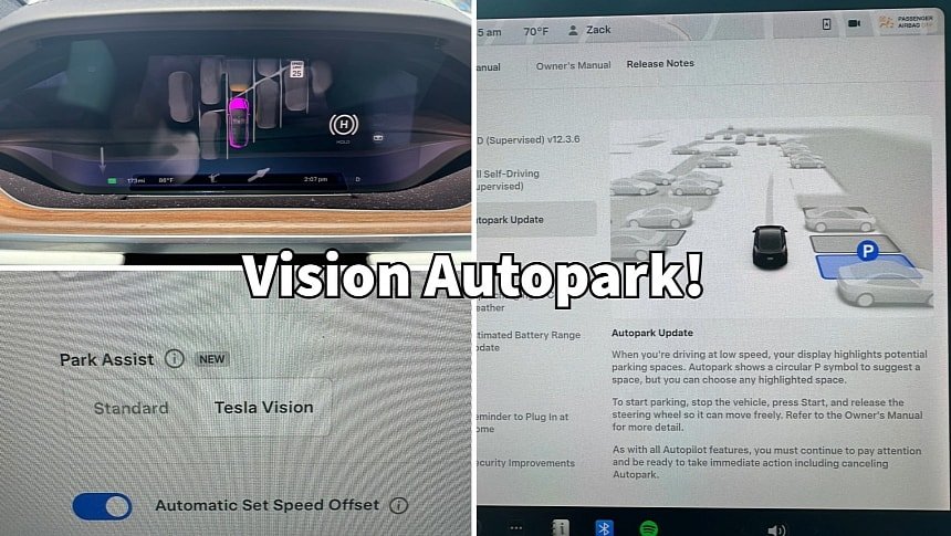 Tesla lance pour la première fois un système de stationnement automatique basé sur la vision en dehors de l’Amérique du Nord