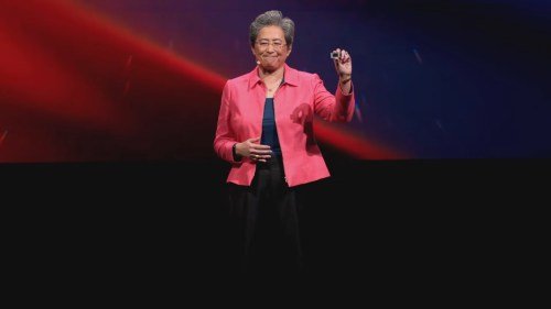 Le PDG d'AMD fait la présentation du Computex 2024.