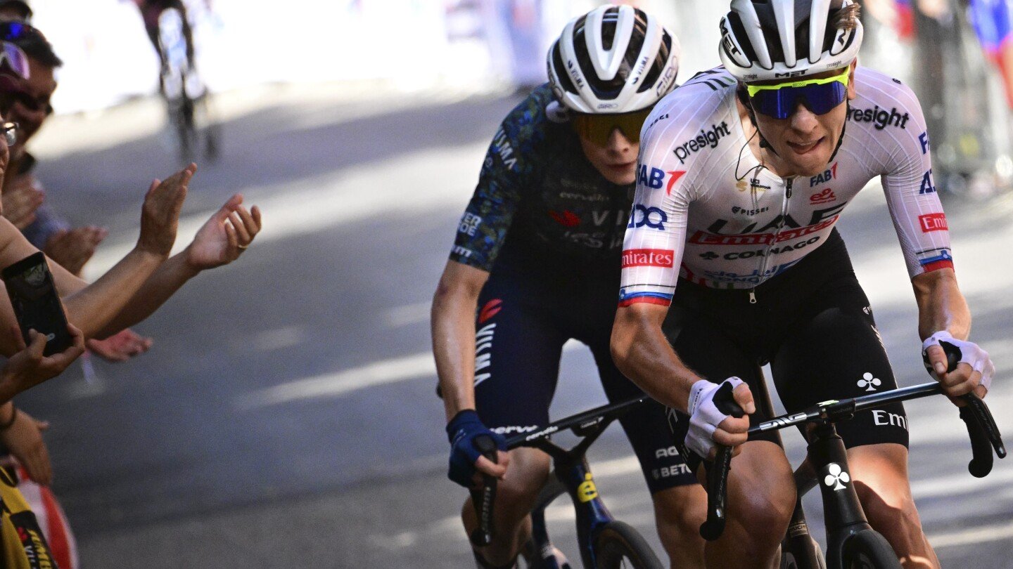 Pogacar prend le maillot jaune lors de la 2e étape du Tour de France. Seul Vingegaard peut le suivre