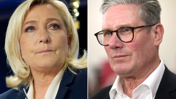 Marine Le Pen Keir Starmer