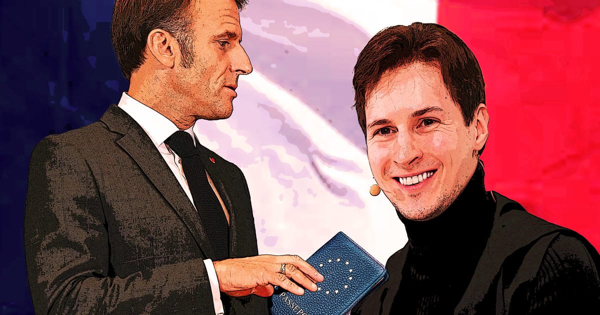 Emmanuel Macron admet enfin avoir accordé la nationalité française au patron de Telegram