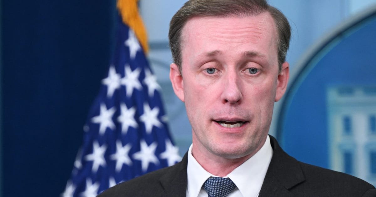 Le plan de paix ne doit pas être imposé à l’Ukraine de l’extérieur, déclare Sullivan