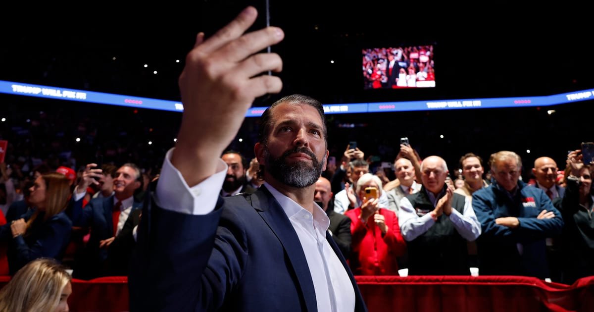 Donald Trump Jr. raille Zelensky à propos de « la perte de son allocation »